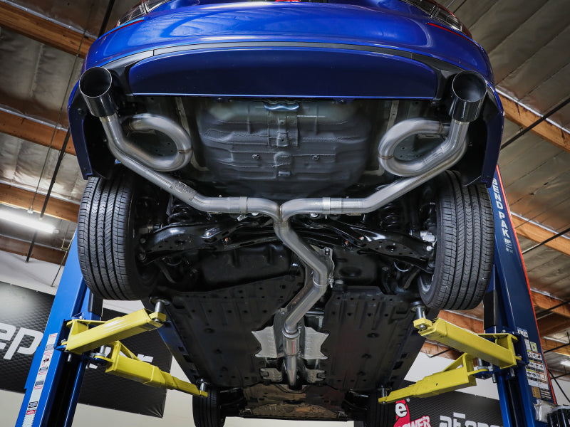 aFe 22-23 Honda Civic Si L4 1,5 L (t) Takeda 2,5 pouces à 3 pouces 304 SS Cat-Back avec embouts polis