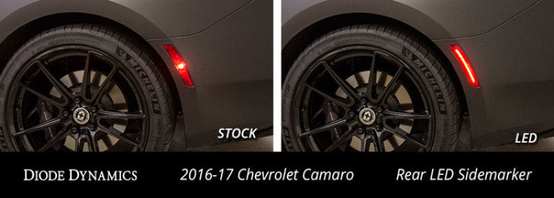 Feux latéraux à LED Diode Dynamics 16-21 Chevrolet Camaro fumés (ensemble)