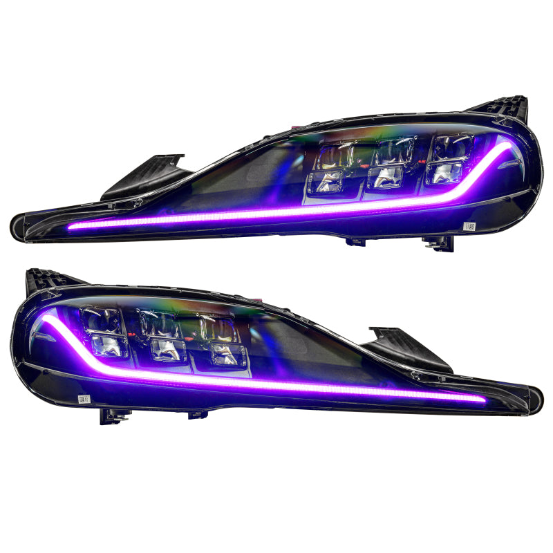 Oracle 20-21 Toyota Supra GR RGB+A Headlight DRL Kit - ColorSHIFT w/ Simple Controller