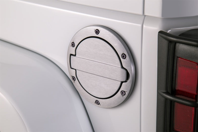 Trappe à carburant 2/4 portes pour Jeep Wrangler JK 2007-2017 d'AMP Research - Brossé