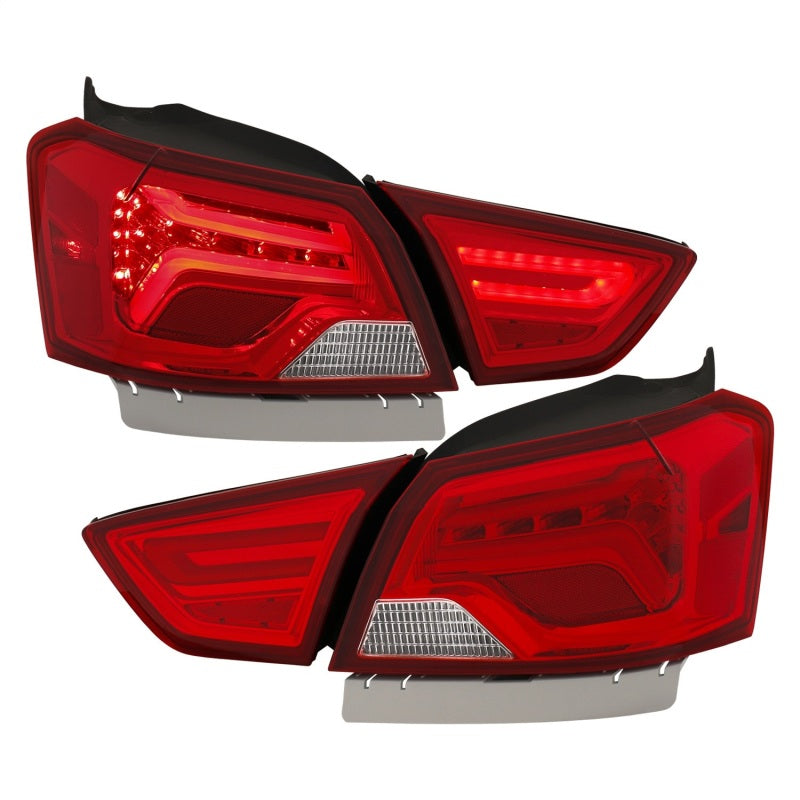 Feux arrière à LED ANZO 14-18 Chevrolet Impala Rouge/Clair