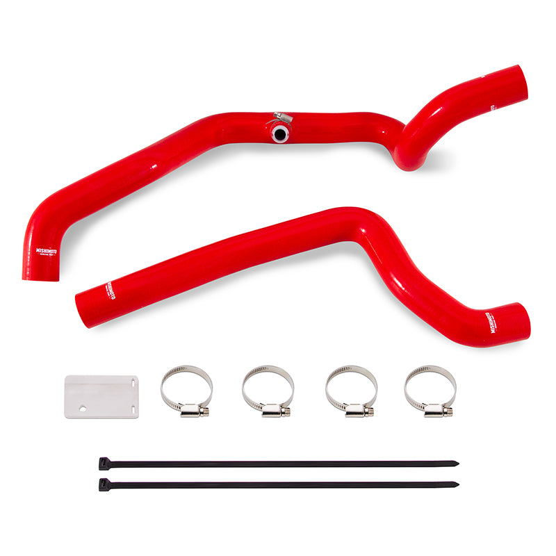 Kit de durites de refroidissement de radiateur en silicone rouge Mishimoto 18+ Jeep Wrangler JL 2.0L