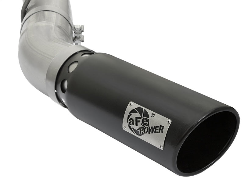 Système d'échappement en acier aluminisé aFe ATLAS 5 pouces DPF-Back pour camions diesel GM 2017 V8 6,6 L (td) L5P