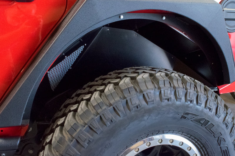 Garde-boue arrière intérieur DV8 Offroad 2018+ Jeep Wrangler JL - Noir