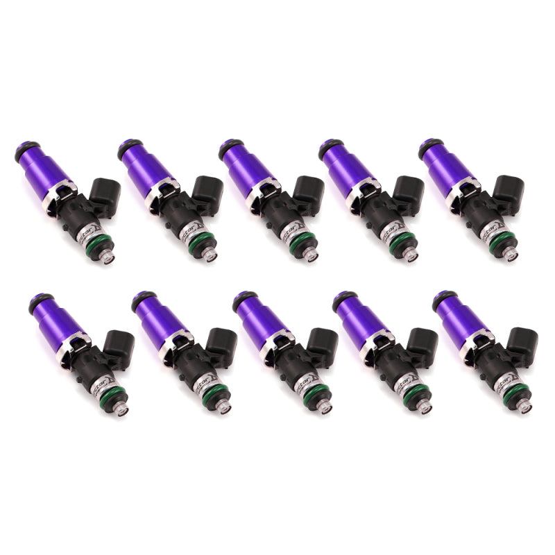 Injecteurs Dynamics 1340cc - Longueur 60 mm - Partie supérieure violette 14 mm - Joint torique inférieur 14 mm (jeu de 8)