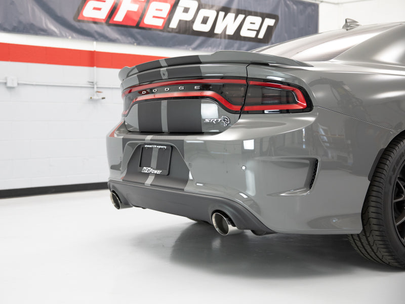 Embouts d'échappement de rechange aFe MACH Force-XP 4-1/2 pouces polis d'origine - Dodge Charger/Hellcat 15-19
