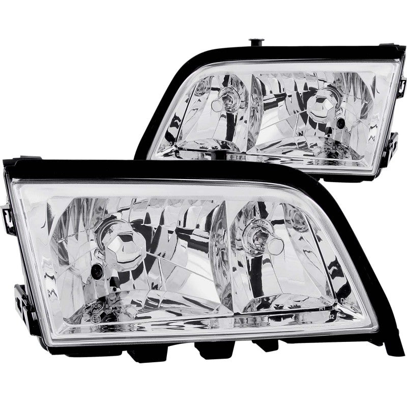 Phares en cristal ANZO 1994-2000 Mercedes Benz Classe C W202 Chrome