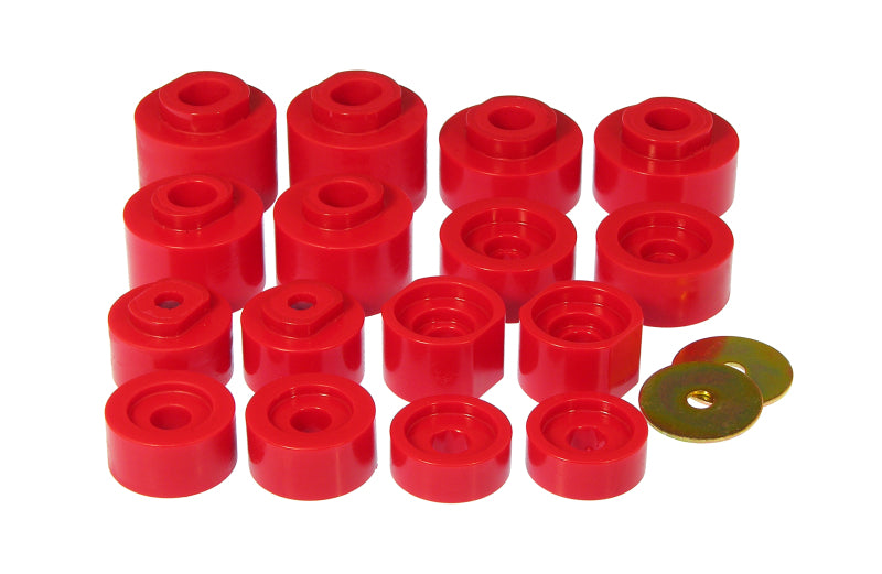 Supports de cabine Prothane 01-05 Ford Explorer Sport Track - Rouge