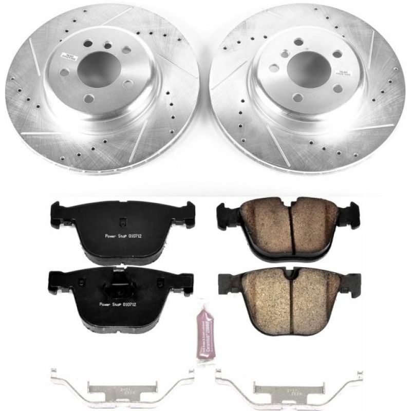 Kit de freins sport Power Stop 10-17 pour BMW 535i GT Z23 Evolution arrière