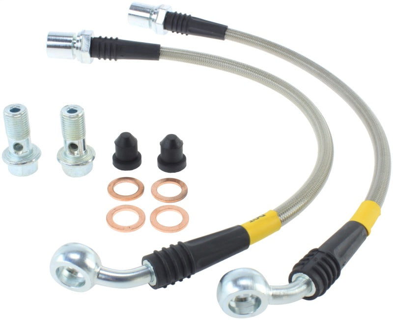 Conduites de frein arrière en acier inoxydable StopTech pour Supra 93-98
