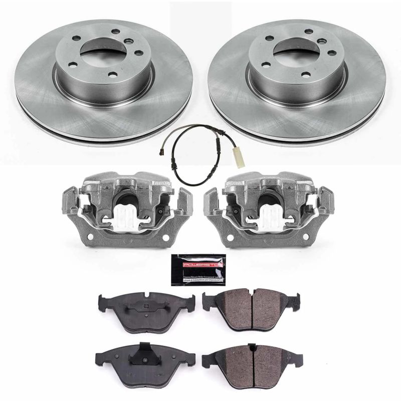 Kit de freins avant Power Stop Autospecialty avec étriers pour BMW X1 13-15
