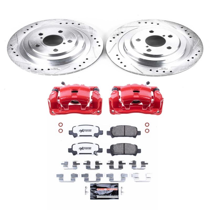 Kit de freins arrière Power Stop 05-09 Subaru Legacy Z26 Street Warrior avec étriers