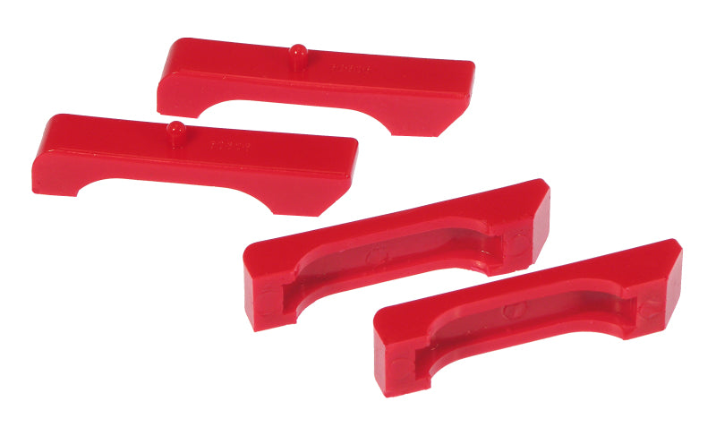 Isolateurs de radiateur Prothane 68-87 GM Small Block - Rouge