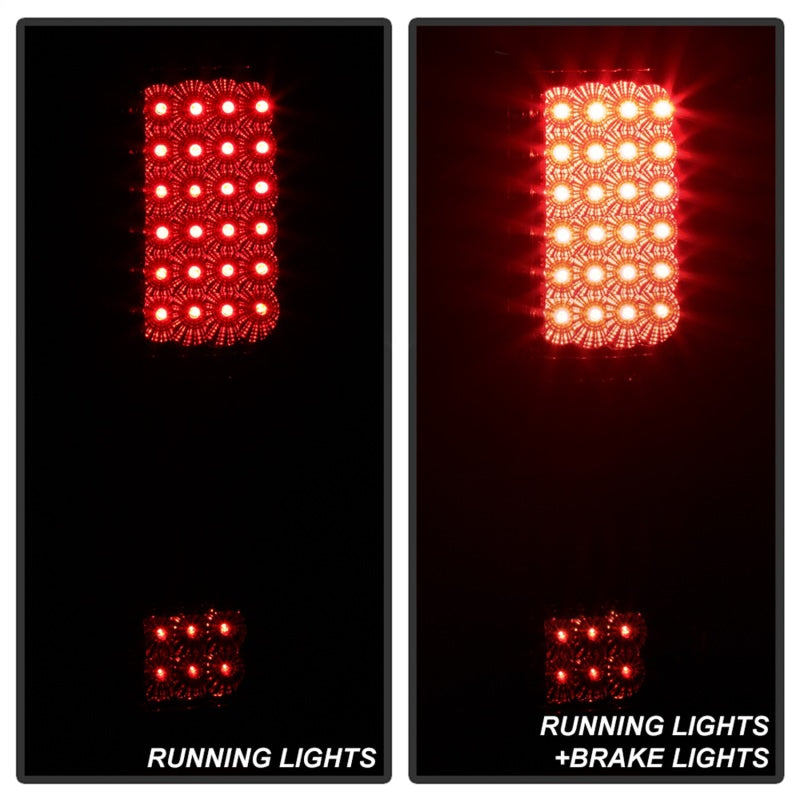 xTune Ford F150 Styleside 04-08 (Not Fit Heritage & SVT) LED Tail Lights Smoke ALT-ON-FF15004-LED-SM