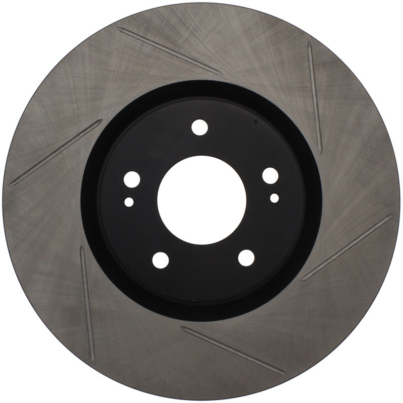 Rotor avant gauche fendu StopTech Power Slot 03-06 Evo 8 & 9