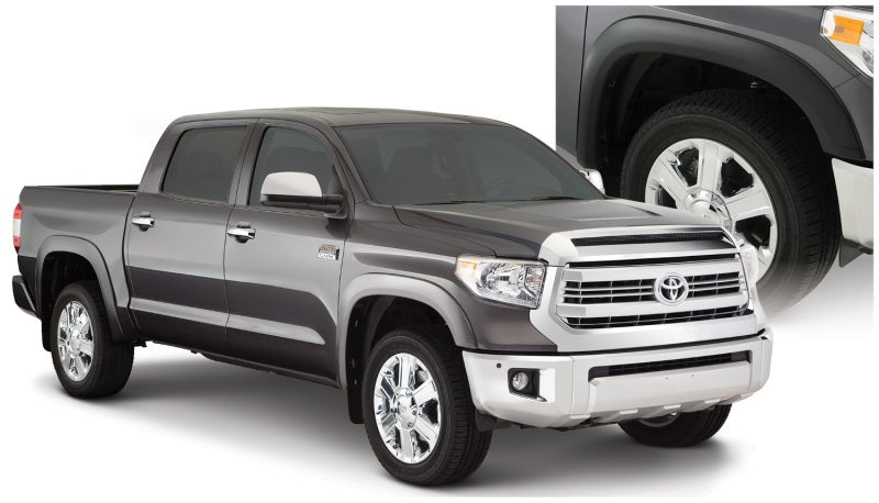 Élargisseurs de toit style OE Bushwacker 14-18 Toyota Tundra Fleetside - 4 pièces 66,7/78,7/97,6 po - Noir