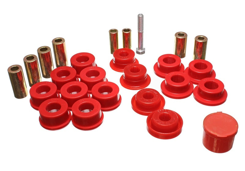 Bagues de bras de suspension Energy Suspension - Avant - Rouge