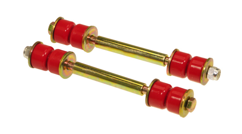 Ensemble de maillons d'extrémité universels Prothane - Longueur de montage de 5 pouces - Rouge