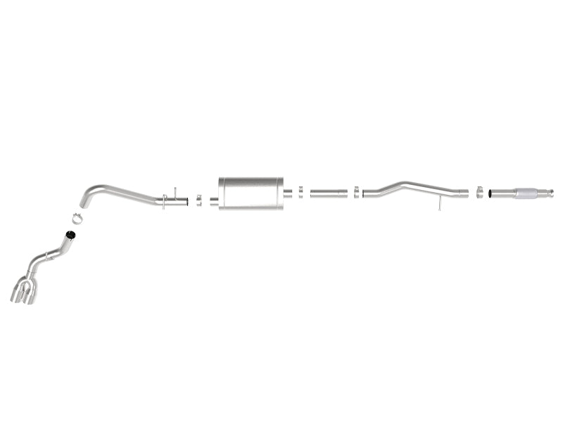 Échappement aFe Vulcan Series 3 pouces 304SS Cat-Back avec embout polarisé 2019 GM Silverado/Sierra 1500 V6-4,3 L/V8-5,3 L
