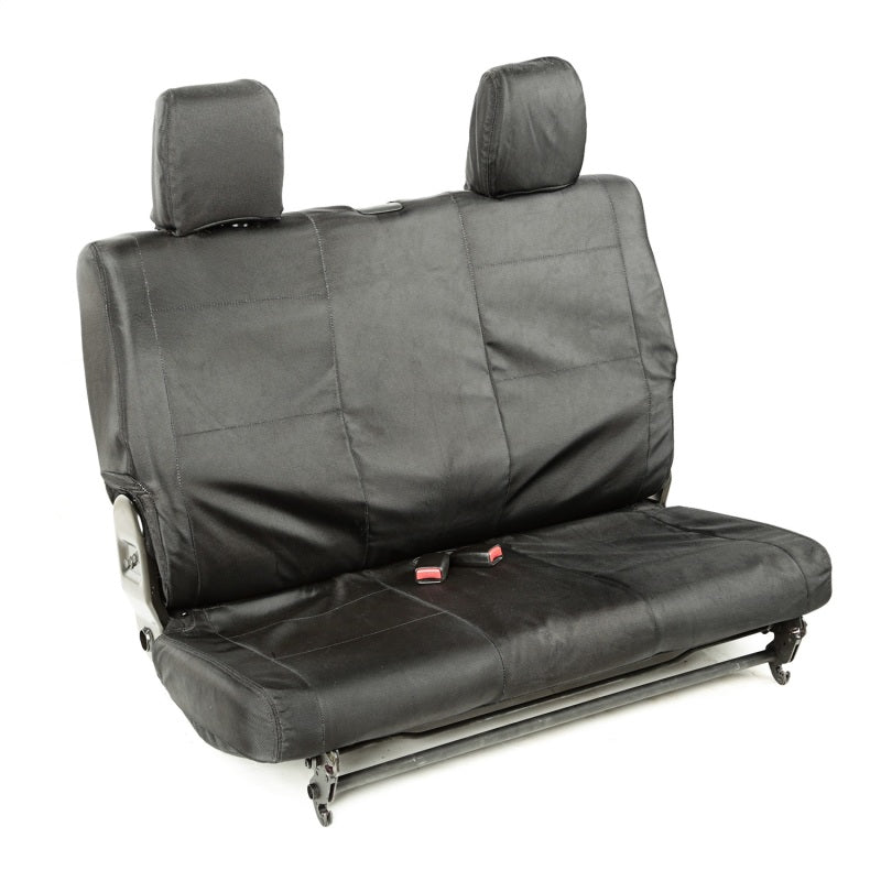 Housse de siège arrière balistique Rugged Ridge noire 840D 11-18 JK 2 portes