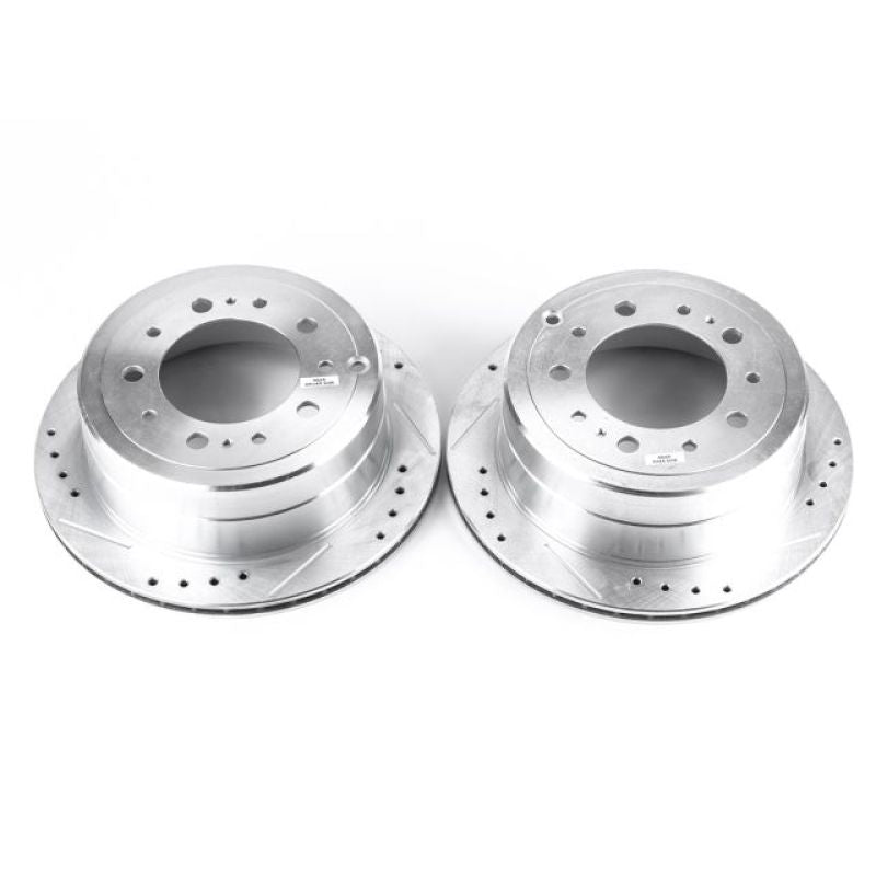 Disques de frein arrière Power Stop 98-07 Lexus LX470 Evolution percés et fendus - Paire