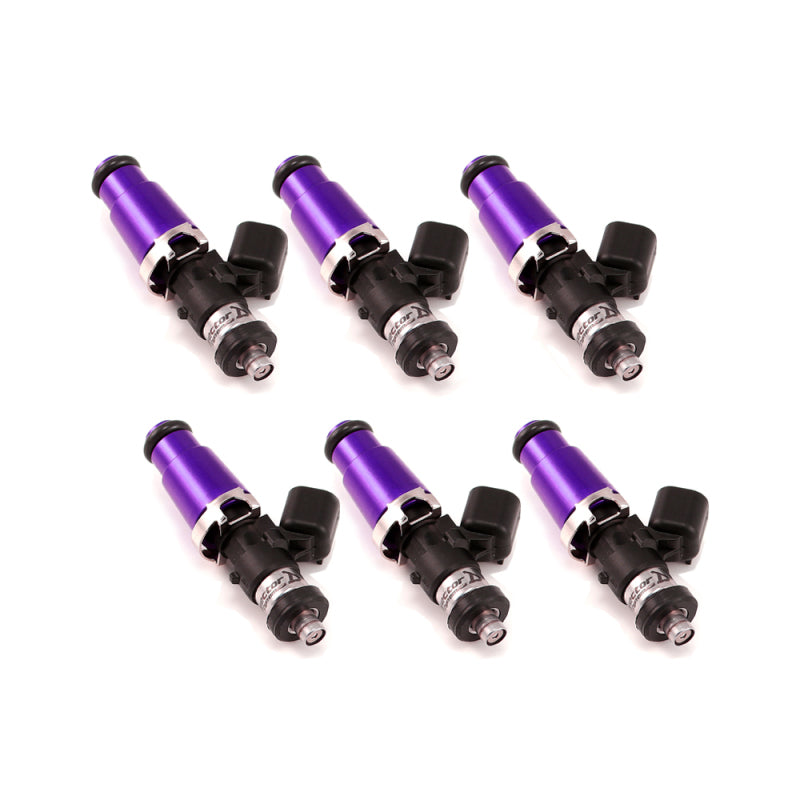 Injecteur Dynamics ID1050X Injecteurs 14 mm (violet) Adaptateurs supérieurs Denso inférieurs (lot de 6)