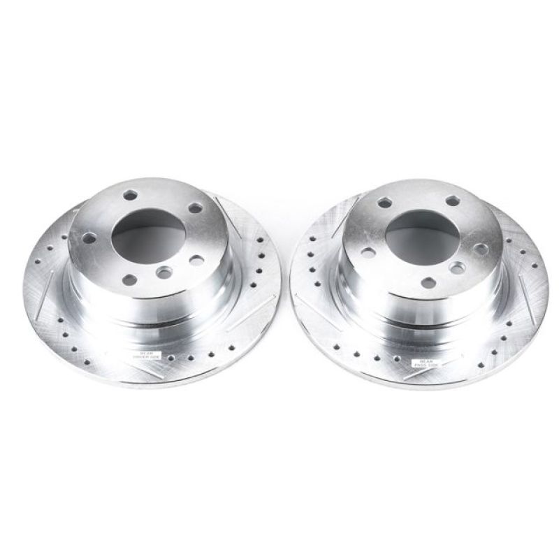 Disques de frein arrière Power Stop 95-99 BMW 318ti Evolution percés et fendus - Paire