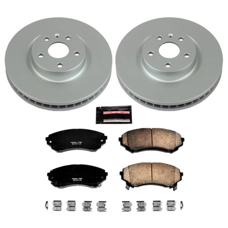 Kit de freins Power Stop 08-14 Cadillac CTS avant Z17 Evolution Geomet avec revêtement