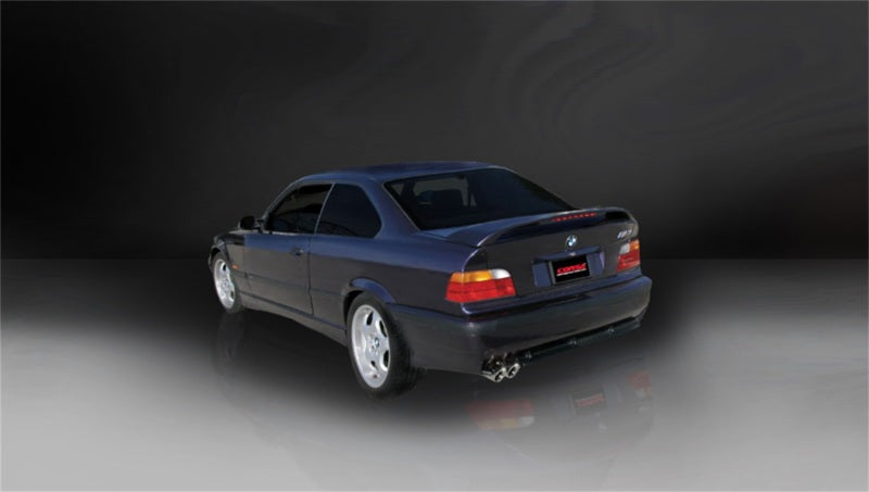 Corsa 92-09 BMW 325i/is Coupé E36 Échappement sport poli Cat-Back