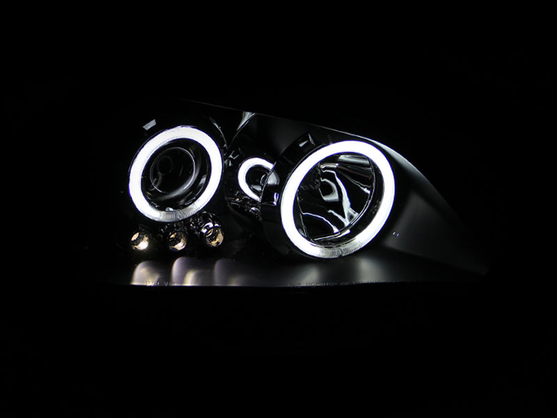 Phares de projecteur ANZO 2001-2005 Lexus Is300 avec halo noir