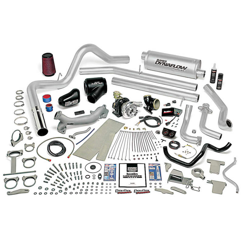 Système turbo Sidewinder Banks Power 83-93 Ford 6,9/7,3 L Trk Man - soupape de décharge