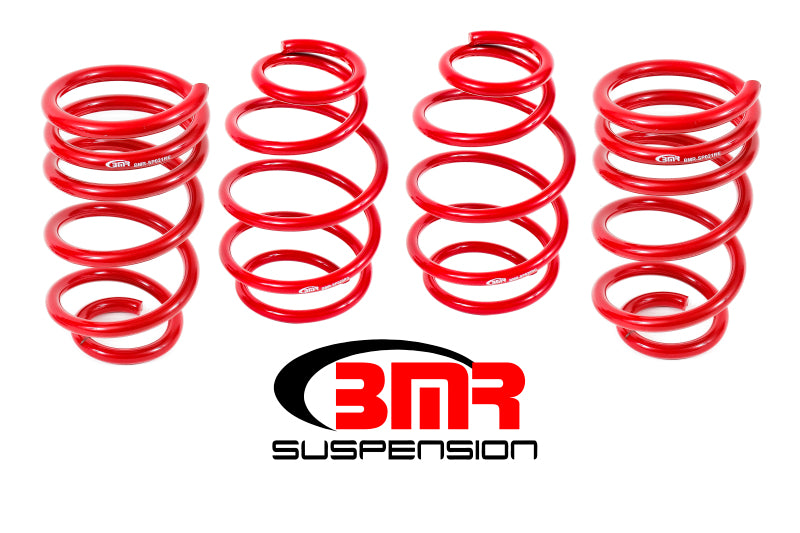 BMR 10-15 5th Gen Camaro V8 Lowering Spring Kit (Set Of 4) - Red BMR Suspension