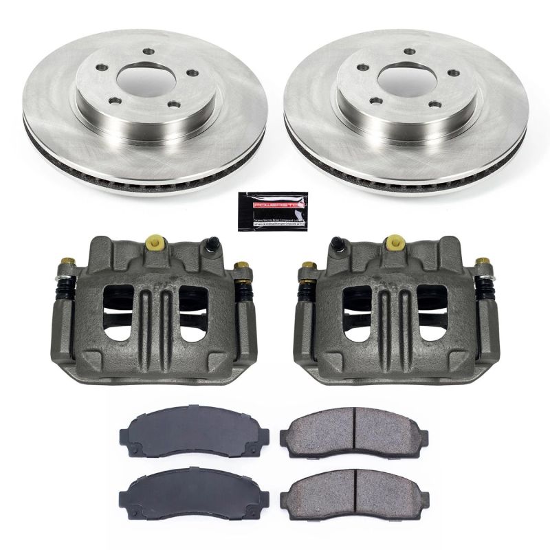 Kit de freins avant Power Stop Autospecialty avec étriers pour Chevrolet Equinox 05-06