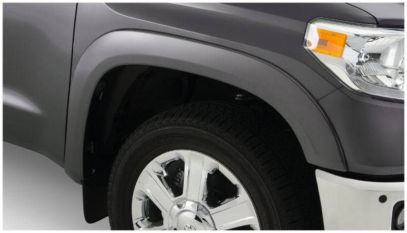 Élargisseurs de toit style OE Bushwacker 16-18 Toyota Tundra Fleetside - 4 pièces 66,7/78,7/97,6 po - Silver Sky