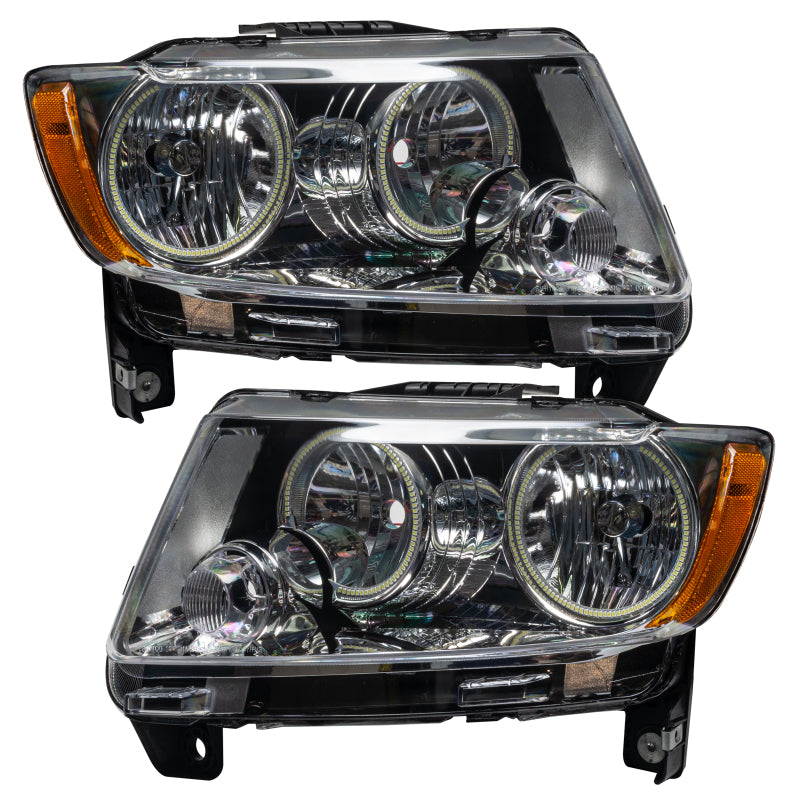 Oracle 11-13 Jeep Grand Cherokee SMD HL (Non-HID) - Chrome - ColorSHIFT w/ 2.0 Cntrl