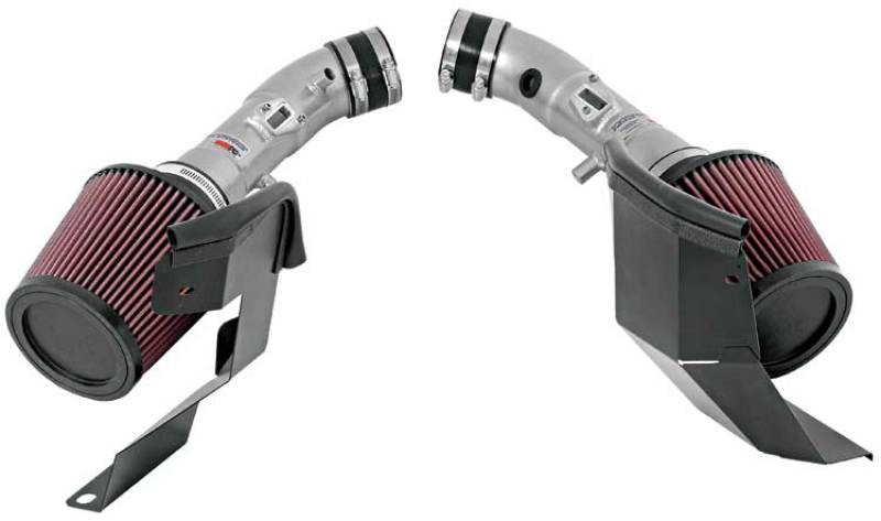 Prises d'air courtes K&N 07-08 G35 Dual Silver Typhoon