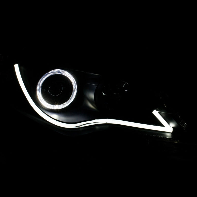 Phares de projecteur ANZO 2012-2013 Toyota Camry avec halo noir