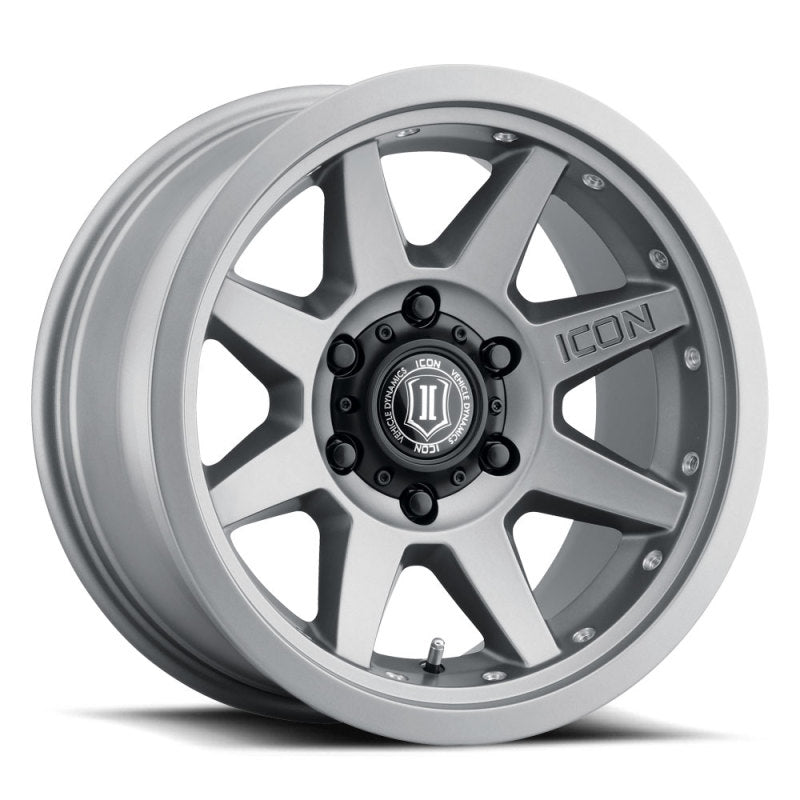 Roue en titane ICON Rebound Pro 17x8,5 5x4,5 0 mm de déport 4,75 pouces BS 71,5 mm d'alésage