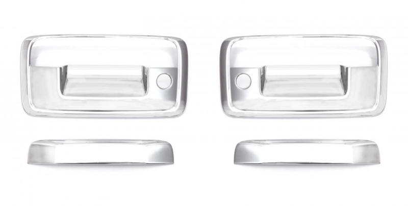 Couvre-poignée de hayon AVS 02-08 Dodge RAM 1500 2 pièces - Chrome