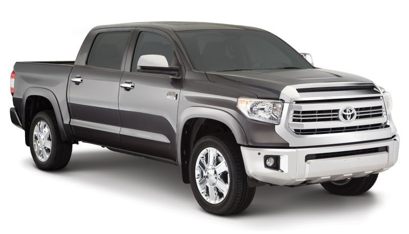 Élargisseurs de toit style OE Bushwacker 16-18 Toyota Tundra Fleetside - 4 pièces 66,7/78,7/97,6 po - Silver Sky