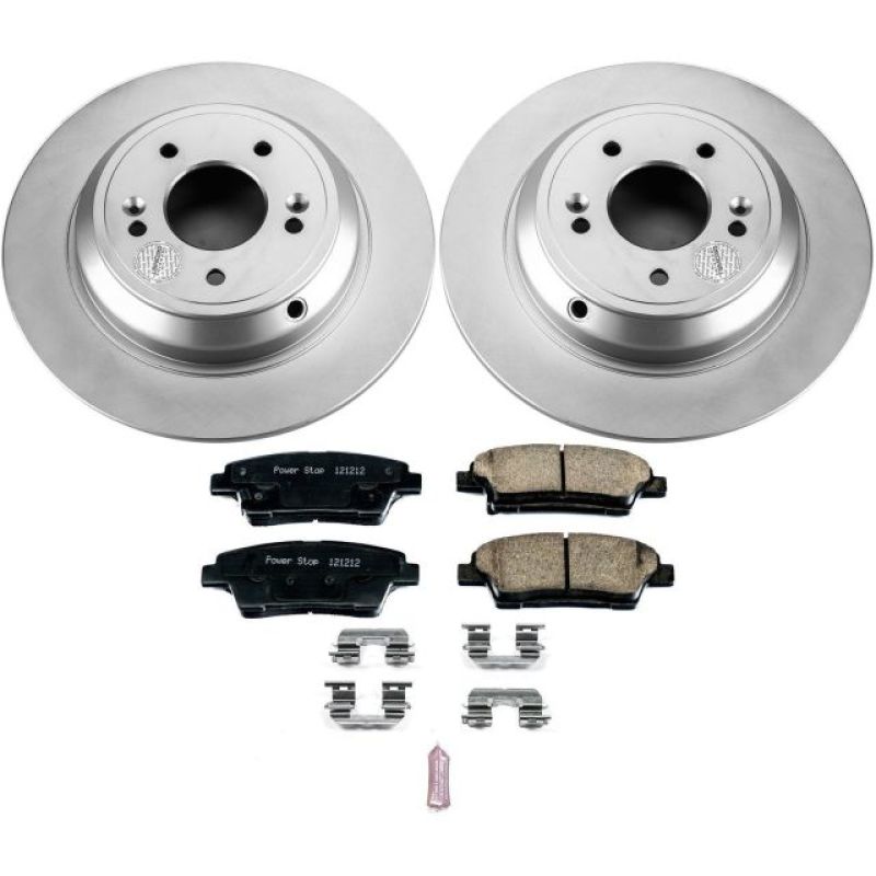 Kit de freins arrière Power Stop 17-18 Genesis G80 Z17 Evolution Geomet avec revêtement