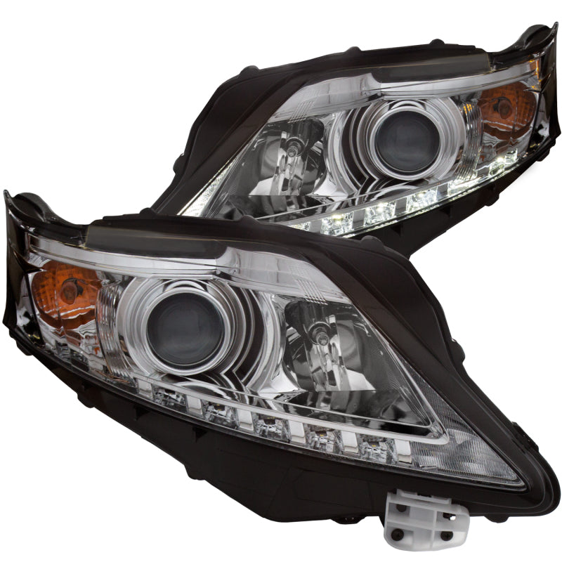 Phares de projecteur ANZO 2010-2012 Lexus RX350 avec barre en U chromée