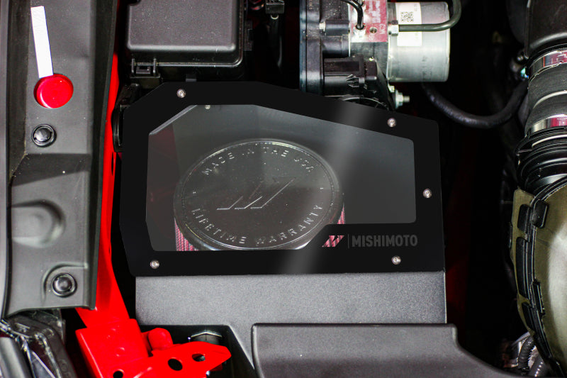 Prise d'air de performance Mishimoto 2022+ Subaru WRX - Filtre huilé - Micro-Wrinkle Black