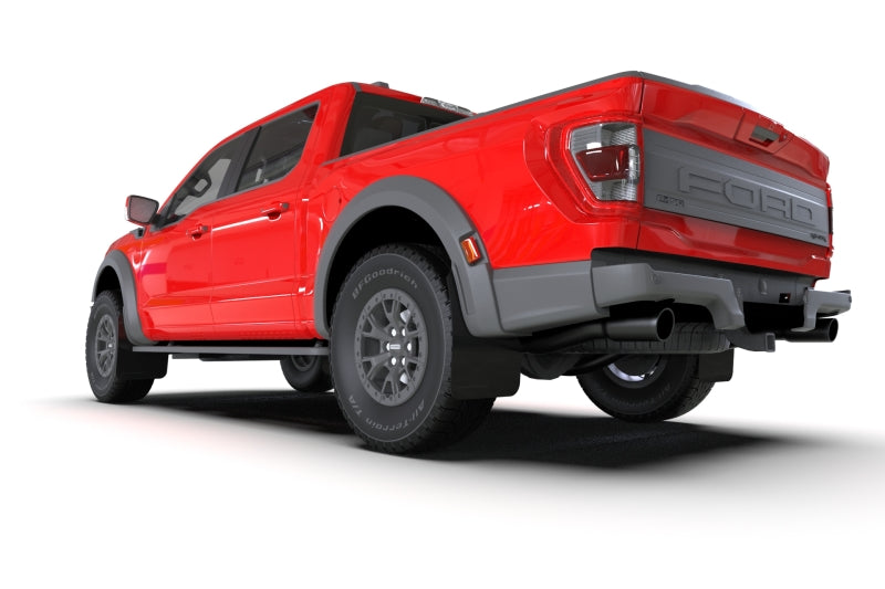 Rally Armor 21-25 Ford F-150 Raptor Gen 3 Black UR Mud Flap w/Dark Grey Logo