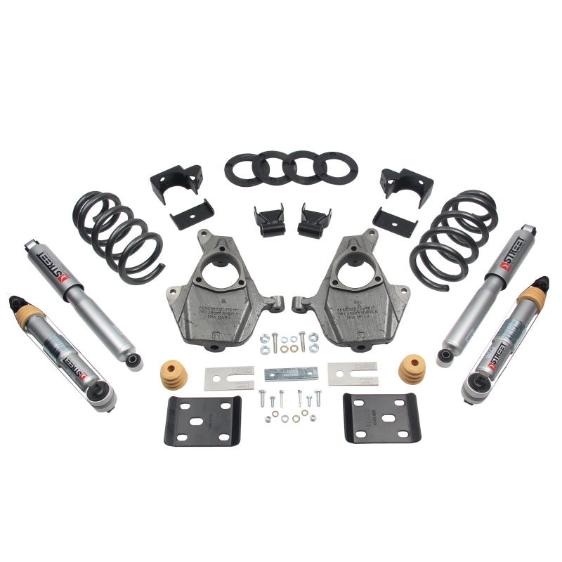 KIT D'ABAISSEMENT Belltech 16.5-17 Chevy Silverado Crew Cab 2WD 3-4F / 7R