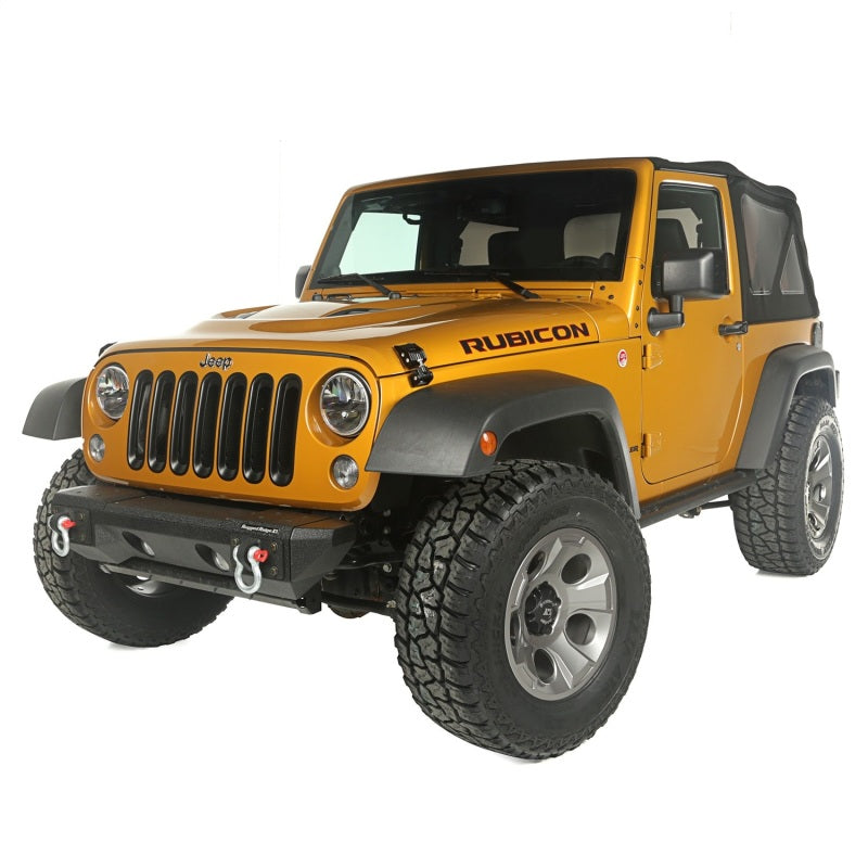 Entretoise de crête robuste de 1,75 pouce avec amortisseurs pour Jeep Wrangler 07-18