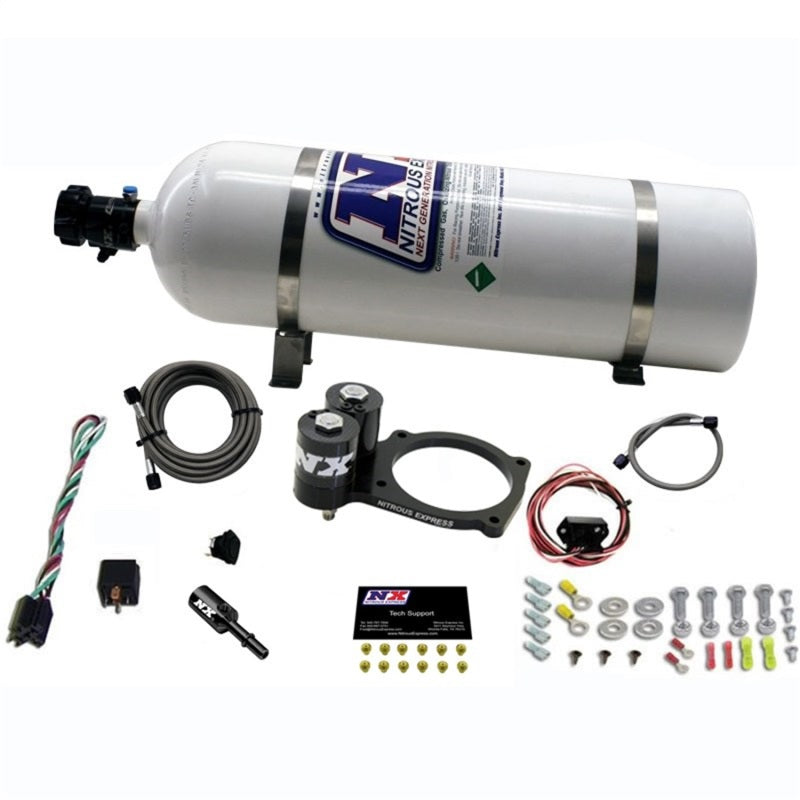 Kit de plaque d'azote Nitrous Express Dodge Hellcat/Demon avec bouteille de 15 lb