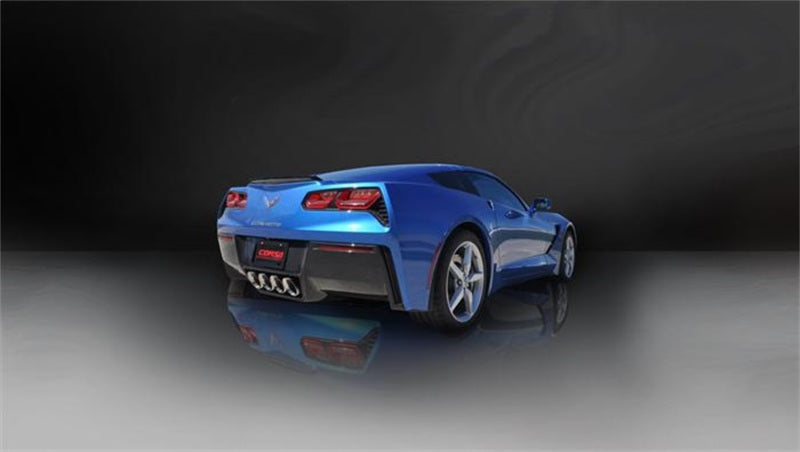 Corsa 2014 Corvette C7 Coupé 6,2 L V8 AT/MT 2,75 po Soupape arrière Double sortie arrière Échappement sport poli
