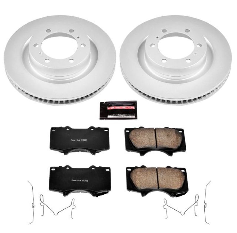 Kit de freins avant Power Stop 10-19 Lexus GX460 avec revêtement Z17 Evolution Geomet