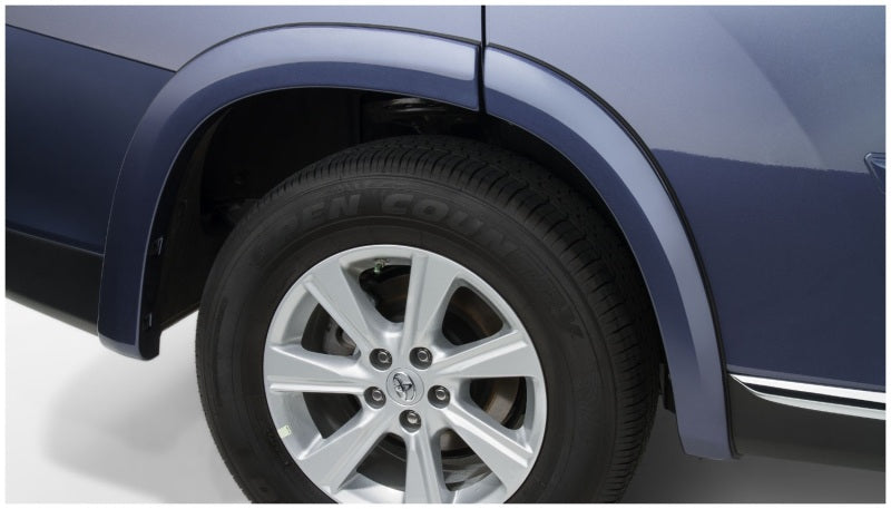 Élargisseurs de style d'origine pour Toyota Highlander Bushwacker 11-13, 4 pièces, excluant les modèles hybrides - Noir